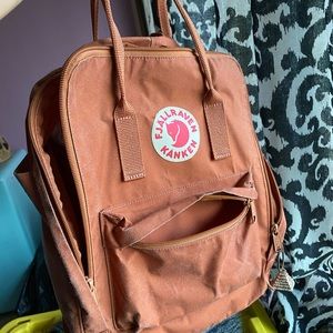 fjall raven backpack burnt orange